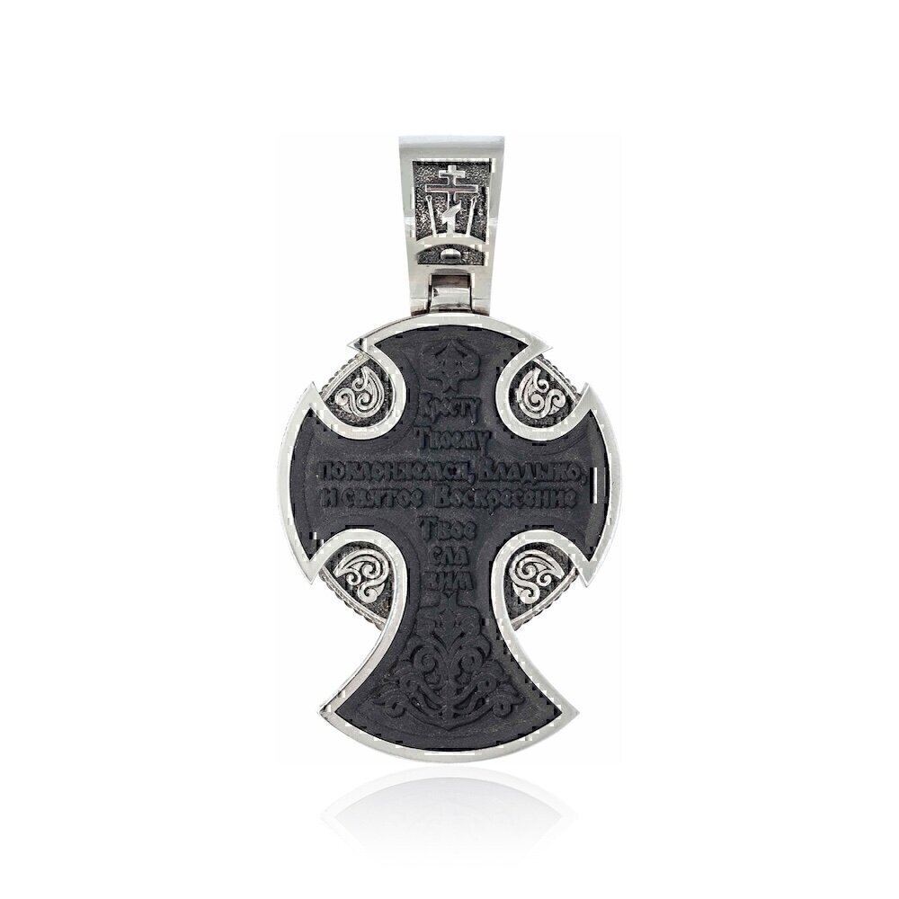 Купить Крест из серебра "Господь Вседержитель" (9705)