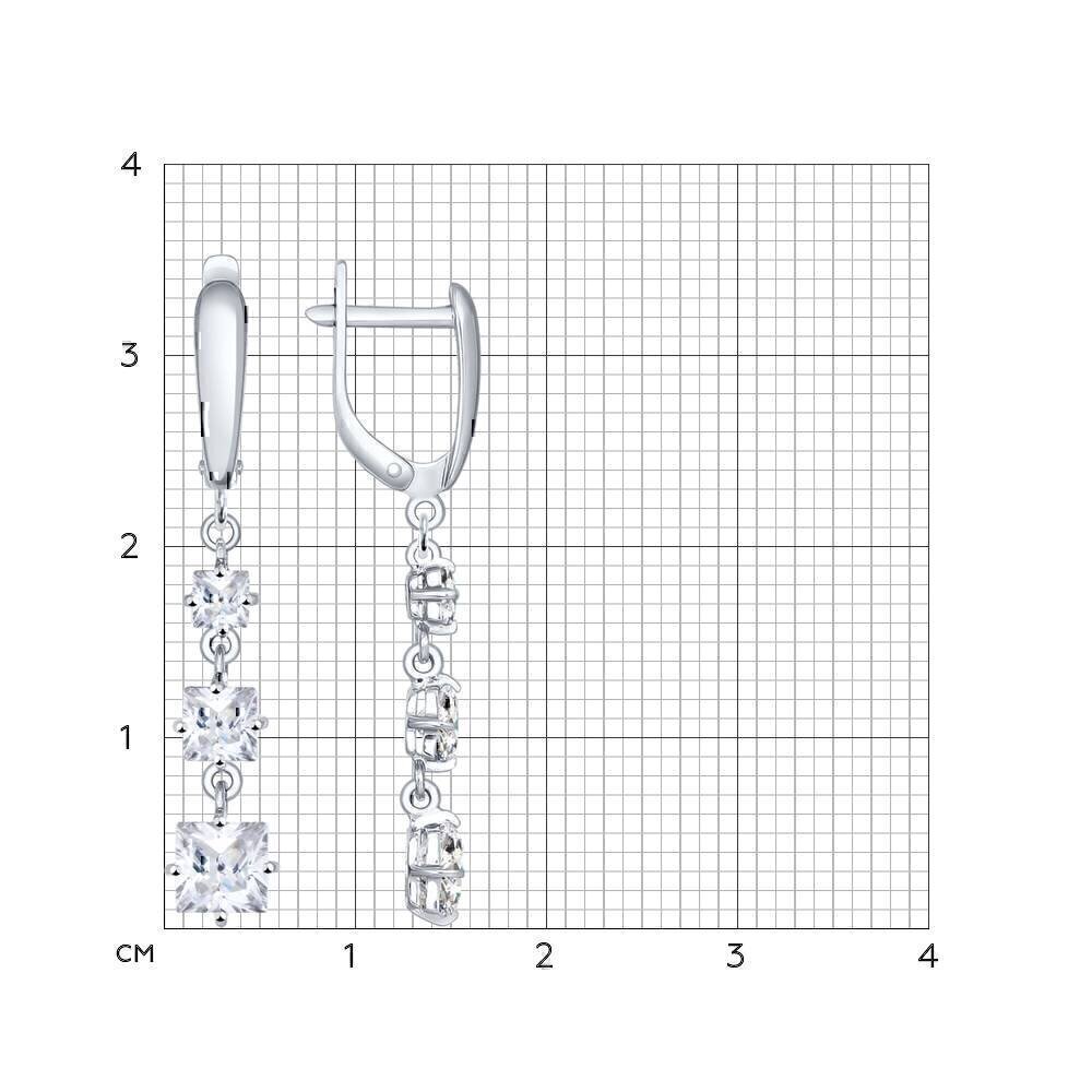 Купить Серьги из серебра (9271)