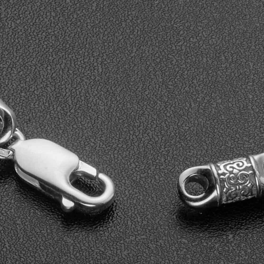 Купить Цепь литая из серебра "Господи Спаси и Сохрани" (92503)