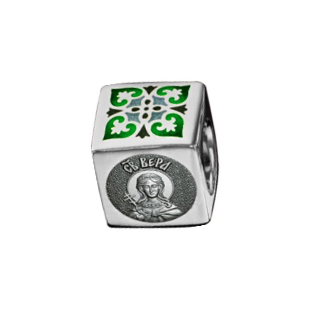 Купить Бусина из серебра "Святая Мученица Вера" (52089)