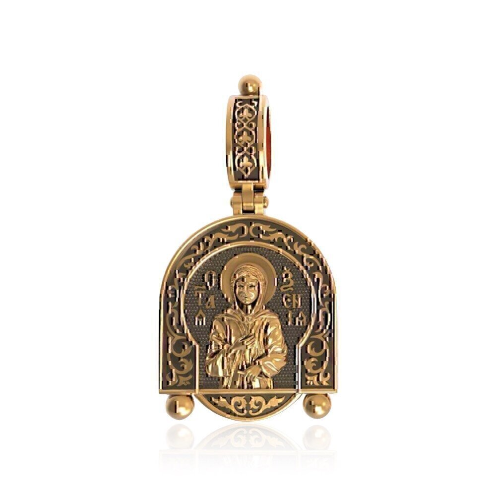 Купить Образ из красного золота "Святая Мученица Ксения" (30607)