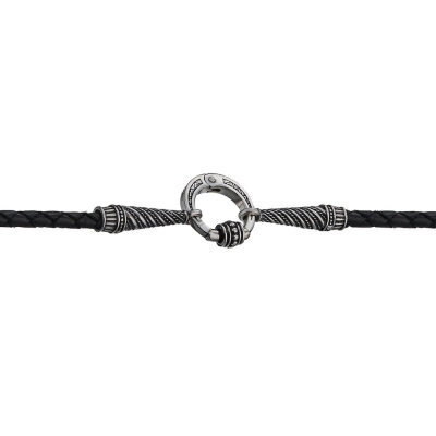 картинка Гайтан с круглым замком из серебра (92254) 