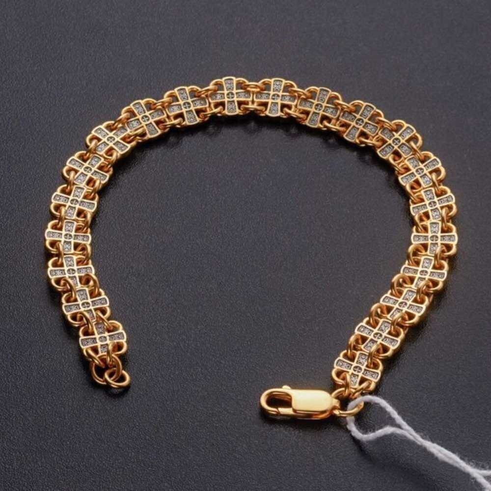 Купить Браслет литой из серебра "Знамение Победы" (12400)