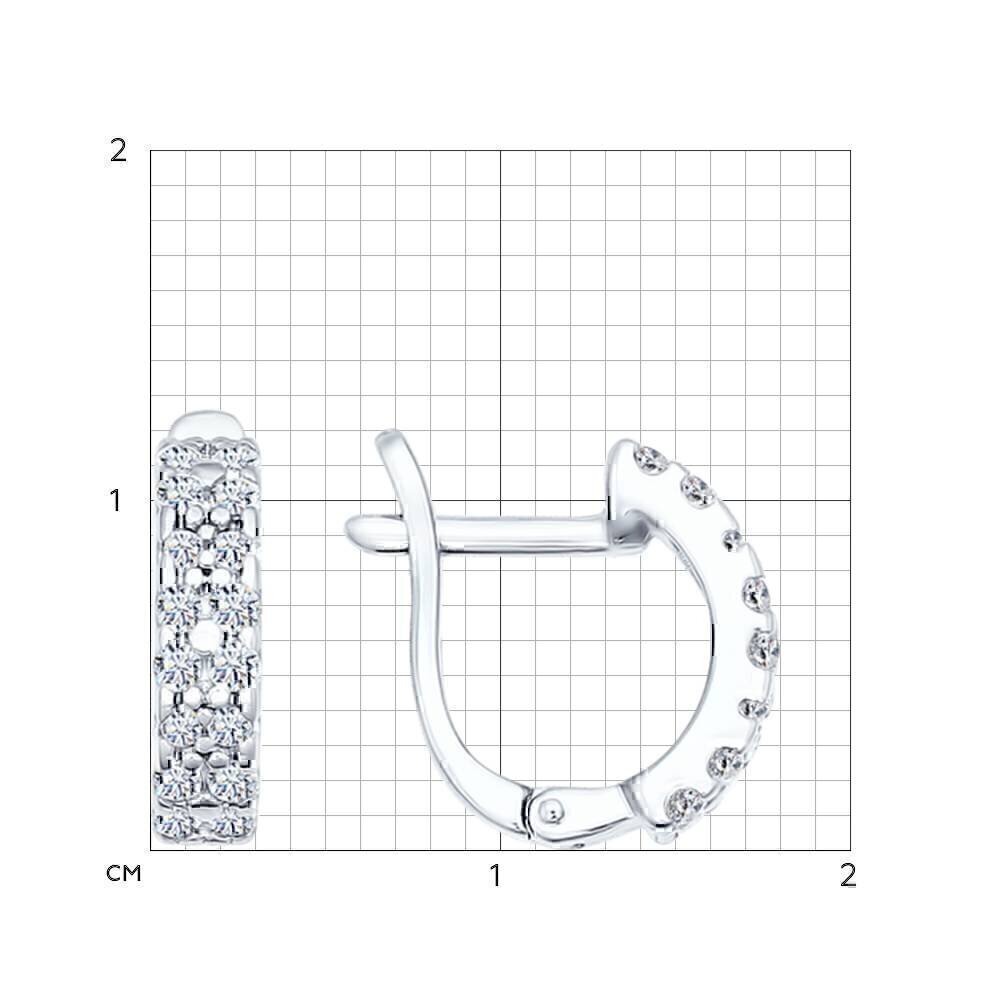 Купить Серьги из серебра (9259)