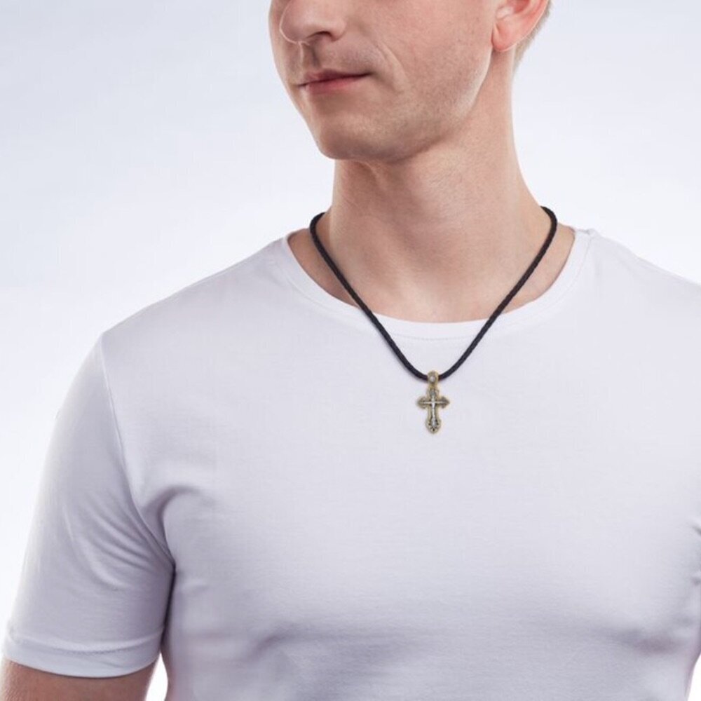 Купить Крест из серебра "Святой Сергий Радонежский" (42860)