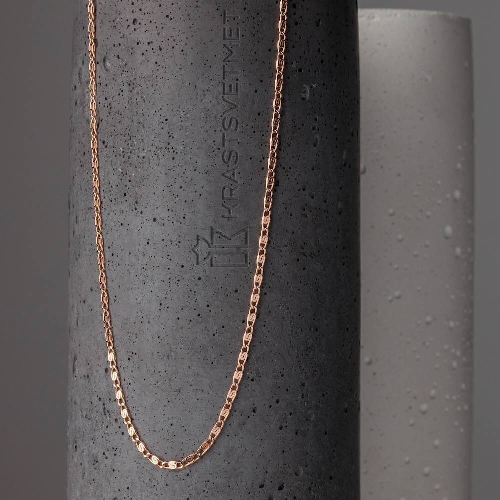 Купить Цепь из красного золота "Люмакина" (91044)