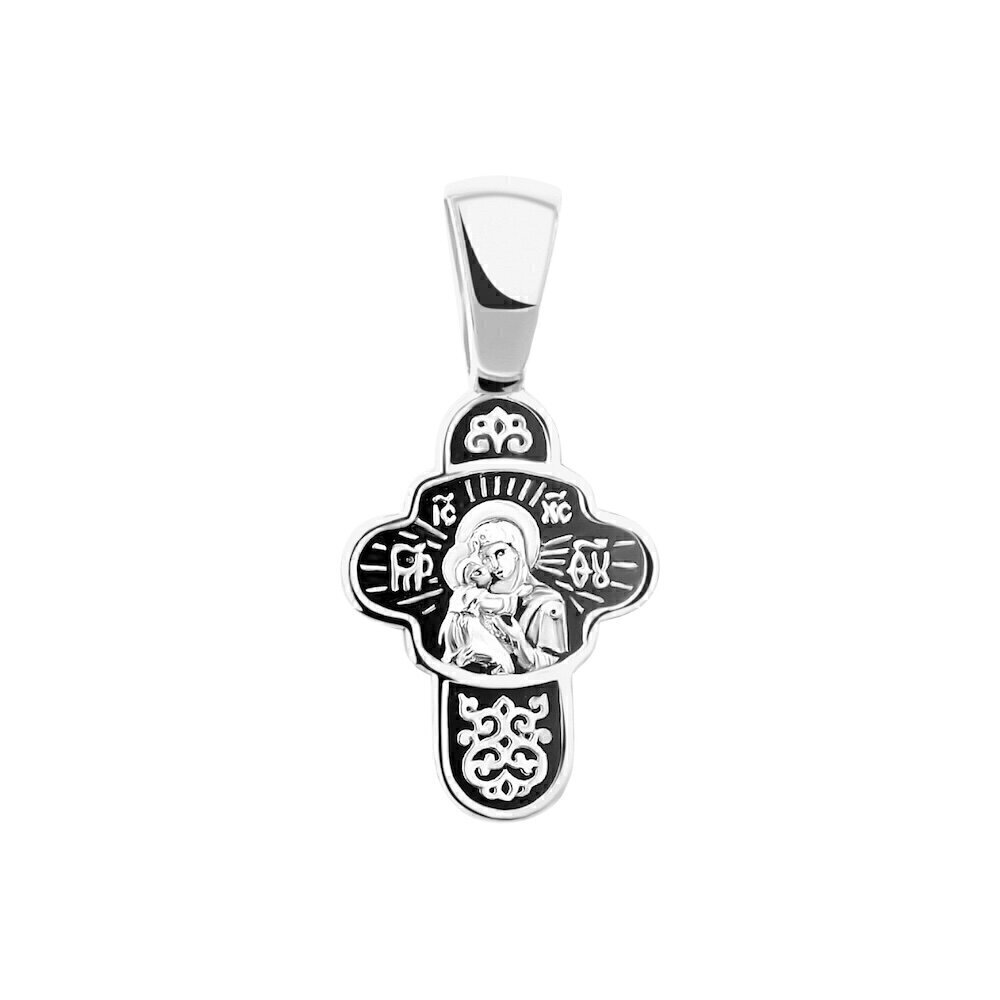 Купить Крест из серебра "Богородица" (42723)