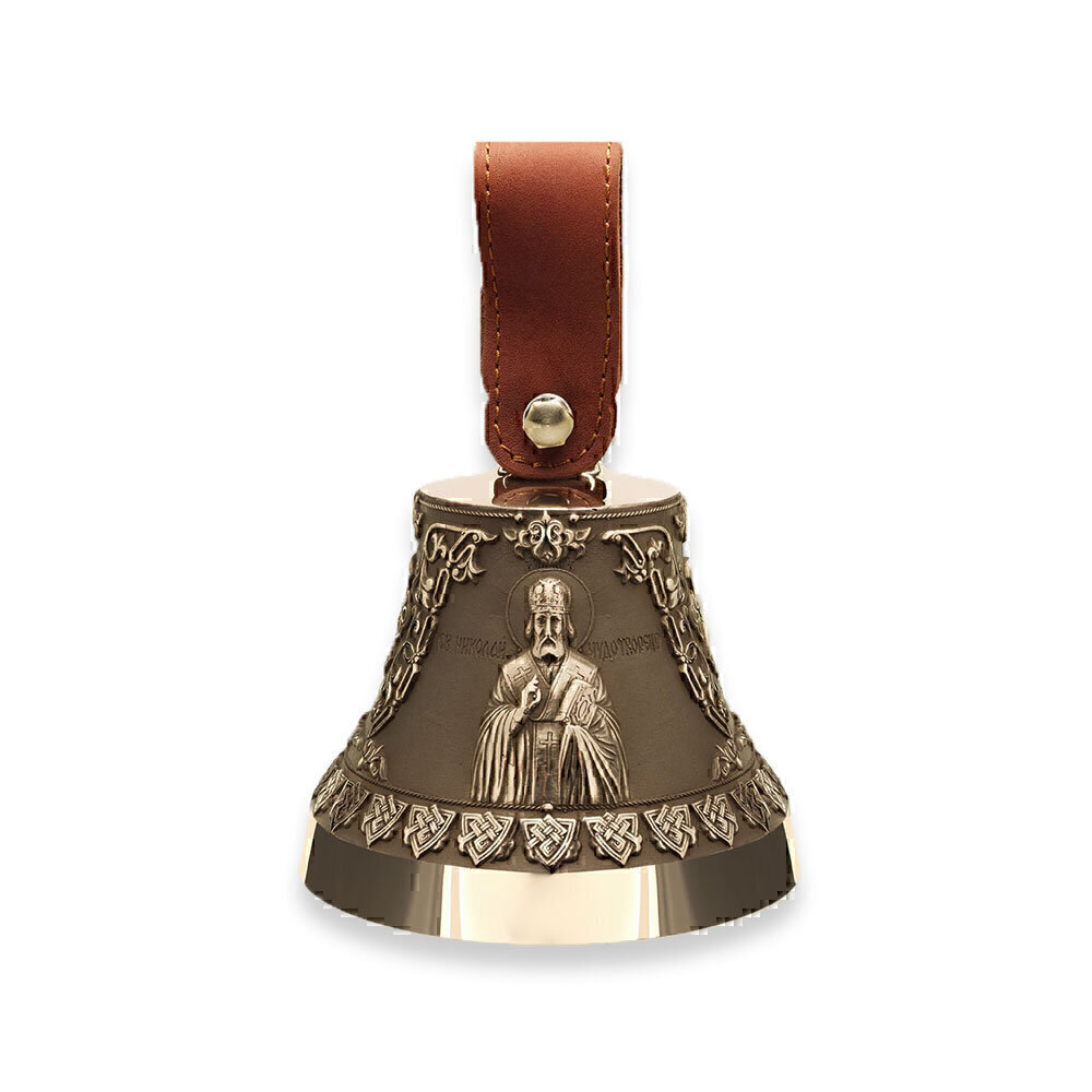 Купить Колокольчик из бронзы "Святой Николай Чудотворец" (80300)