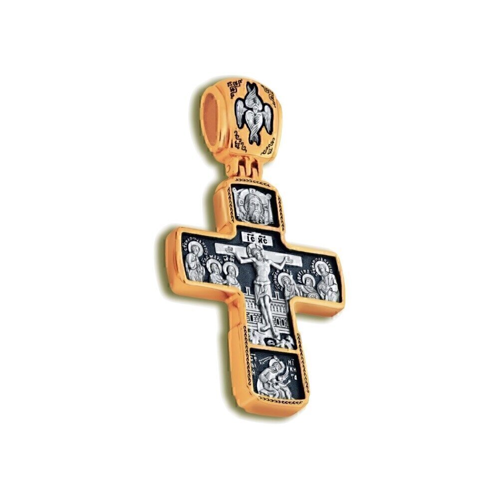 Купить Крест из серебра "Спаситель" (27802)