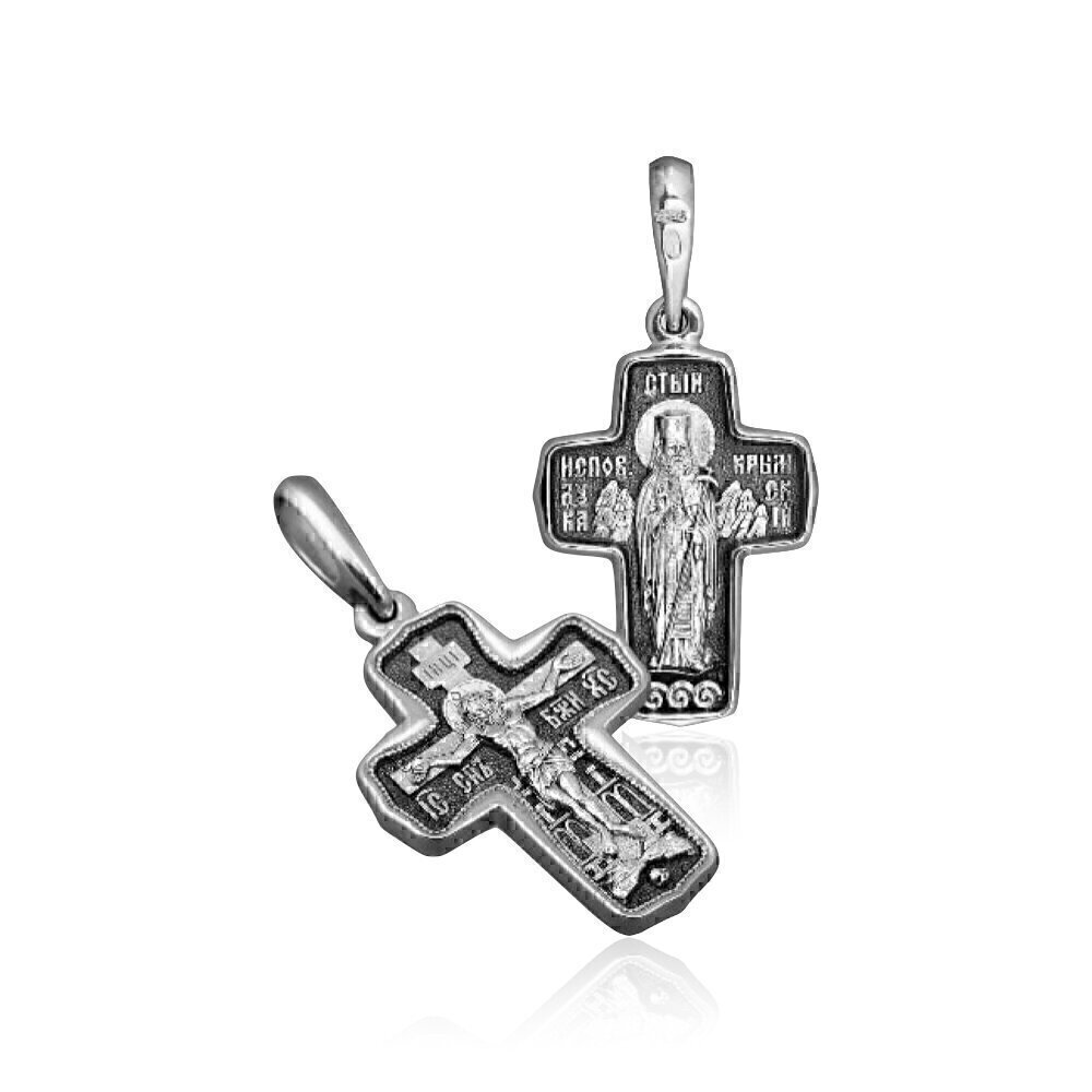 Купить Крест из серебра "Святой Лука Крымский" (2829)