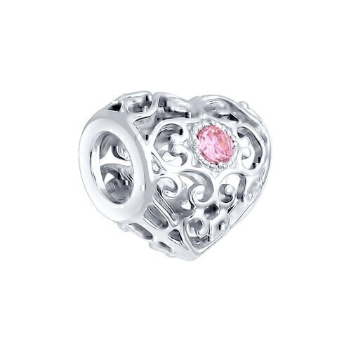 Купить Шарм из серебра "Сердце" (36711)
