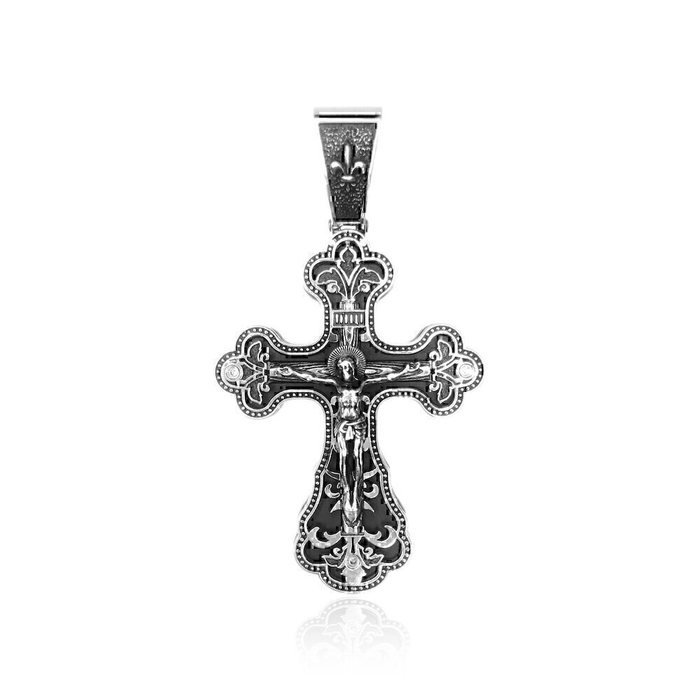 Купить Крест из серебра "Спаси и Сохрани" (97016)
