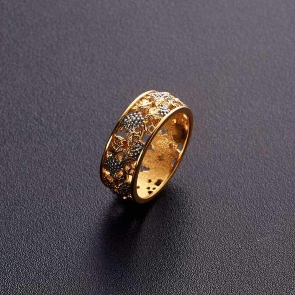 Купить Кольцо из серебра "Виноградная Лоза" (32148)