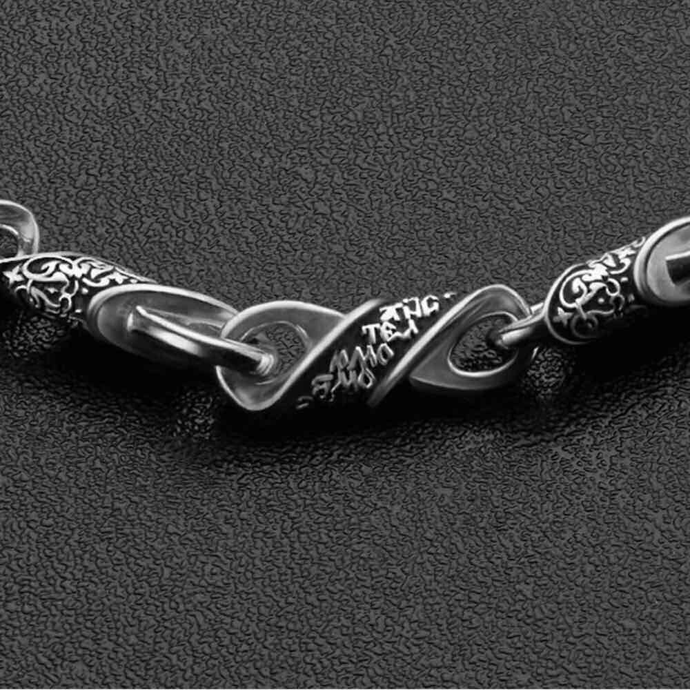 Купить Цепь литая из серебра "Молитва к Ангелу Хранителю" (92474)