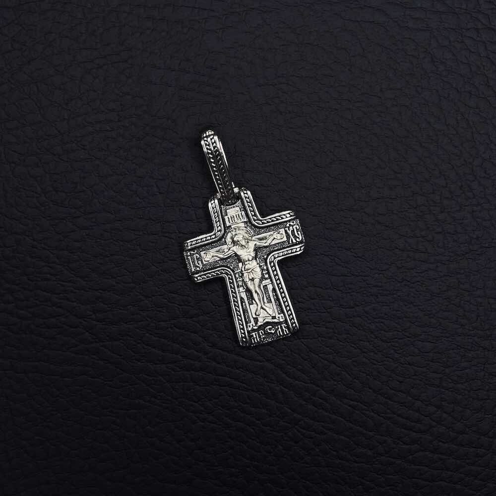 Купить Крест из серебра "Святой Георгий Победоносец" (42396)