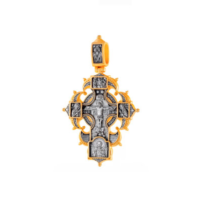 картинка Крест из серебра "Ангел Хранитель" (42880) 