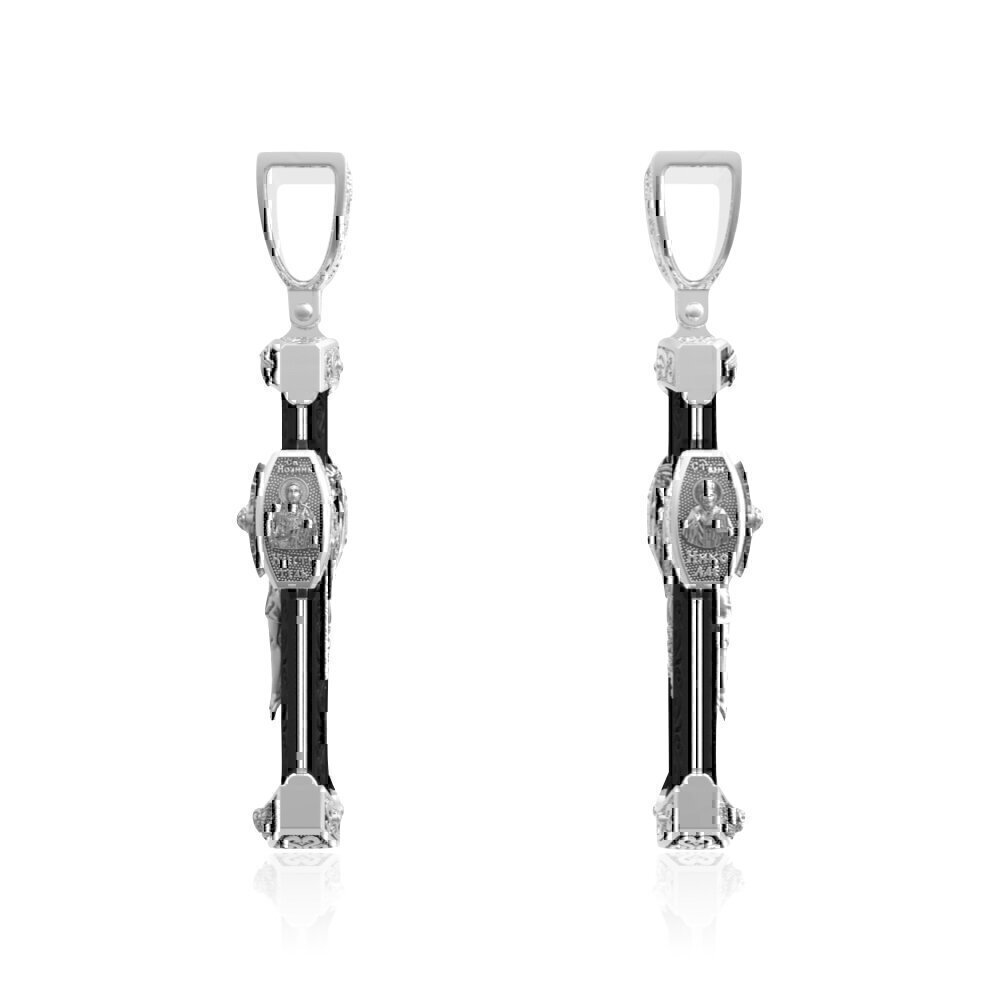 Купить Крест из белого золота "Ангел Хранитель" (22533)