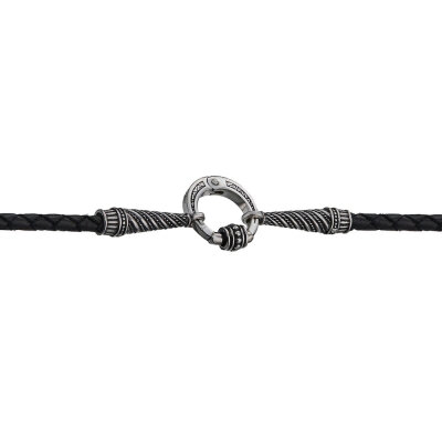 картинка Гайтан с круглым замком из серебра (92254) 