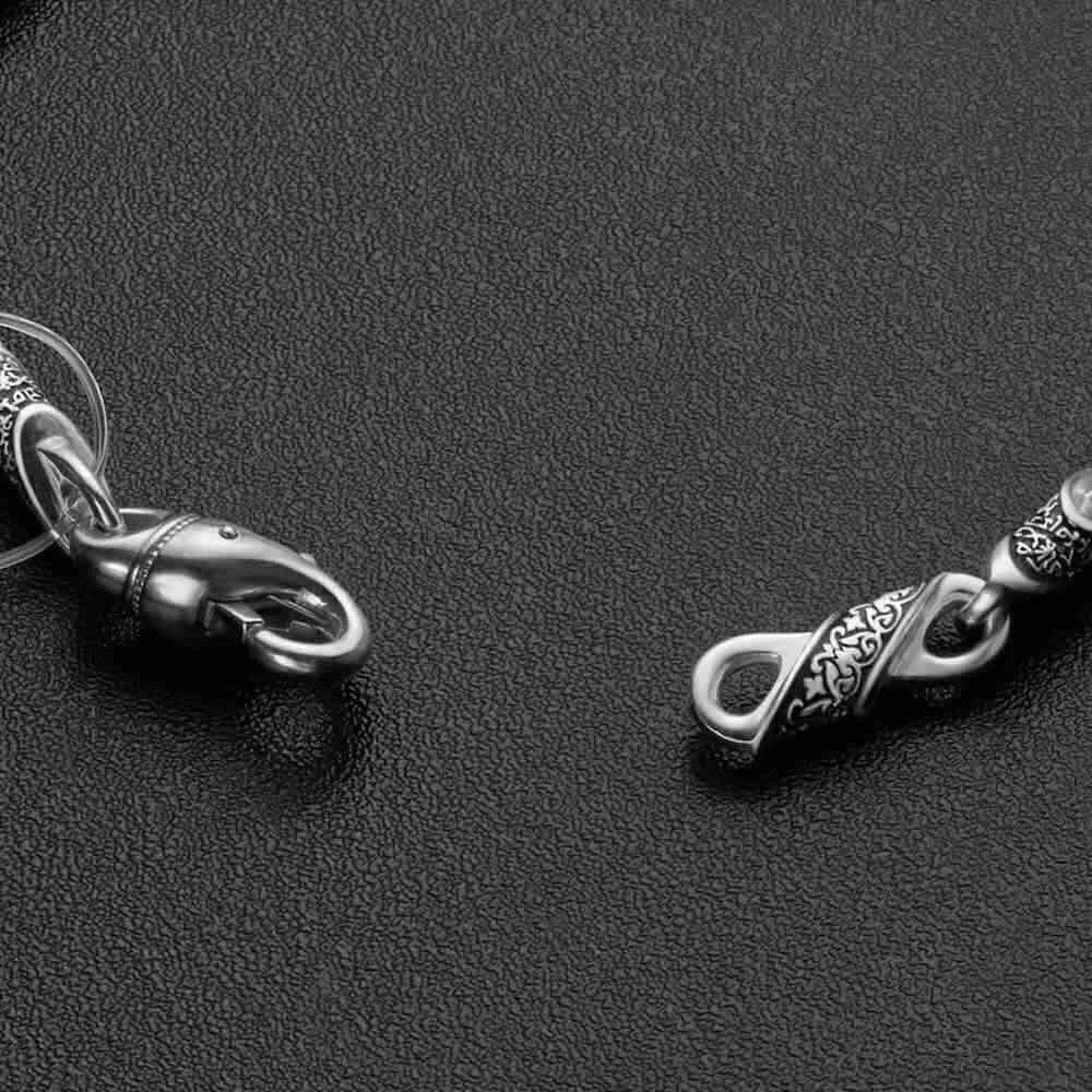 Купить Цепь литая из серебра "Молитва к Ангелу Хранителю" (92474)