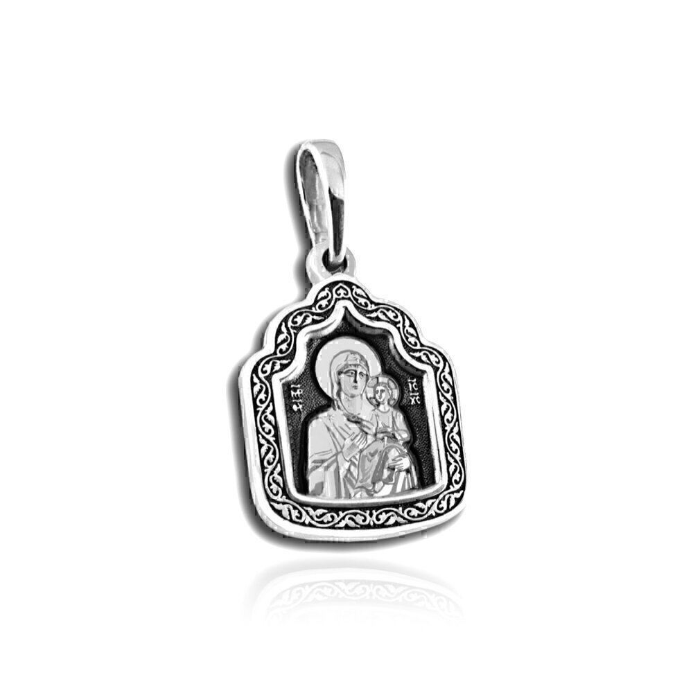 Купить Образ из серебра "Божия Матерь Иверская" (37598)