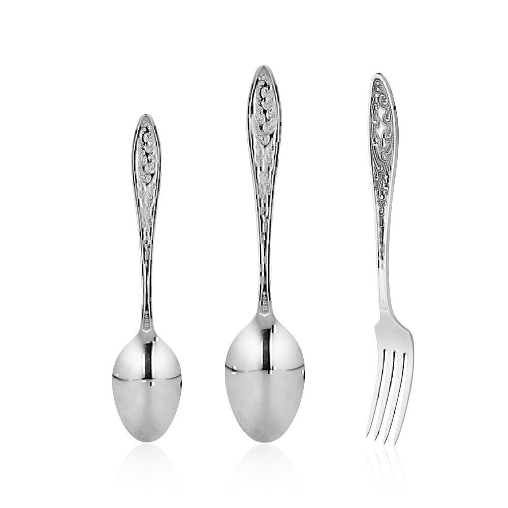 Купить Десертный набор из серебра "Морозко" (7172)