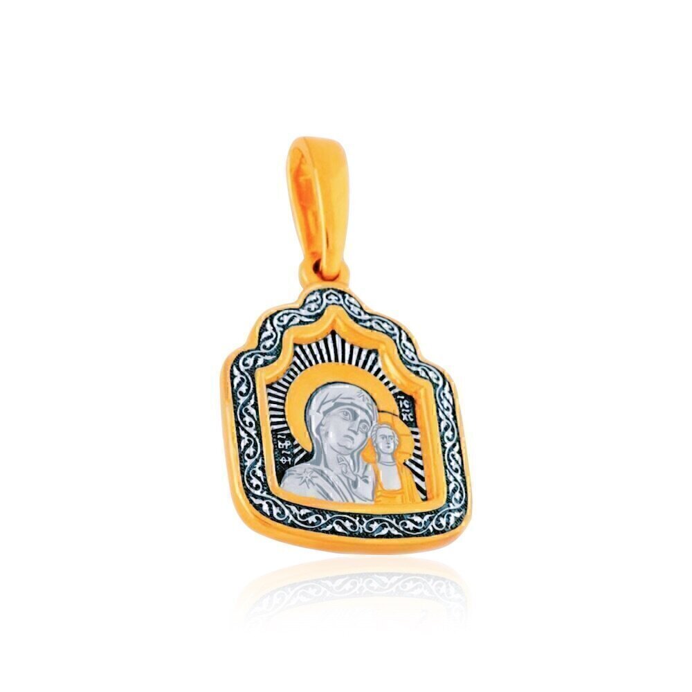 Купить Образ из серебра "Божия Матерь Казанская" (3781)