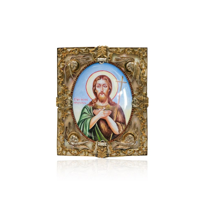 картинка Икона "Святой Иоанн Креститель" финифть (20166) 