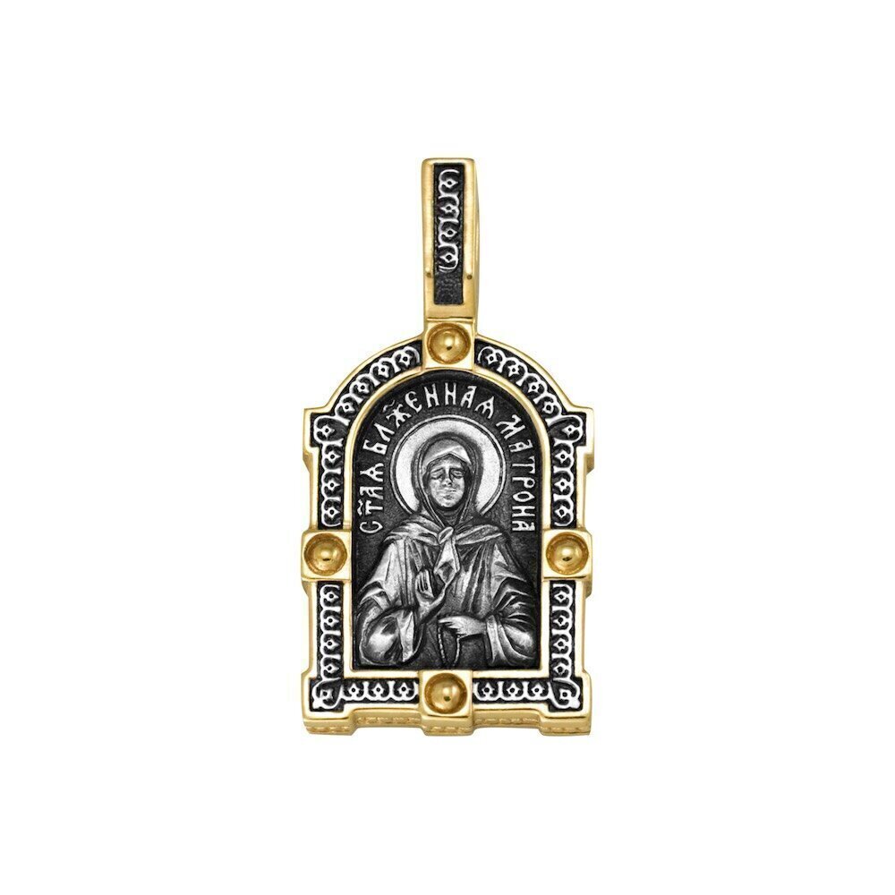 Купить Образ из серебра "Святая Матрона Московская" (52325)