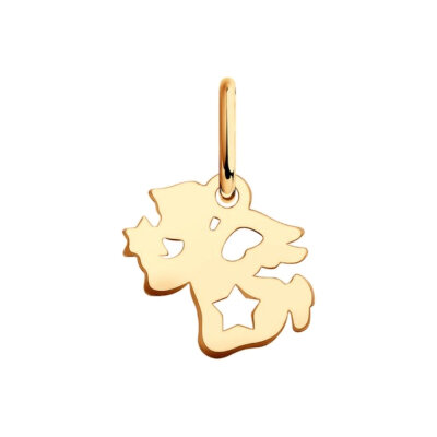 картинка Подвеска из красного золота "Ангел Хранитель" (51091) 