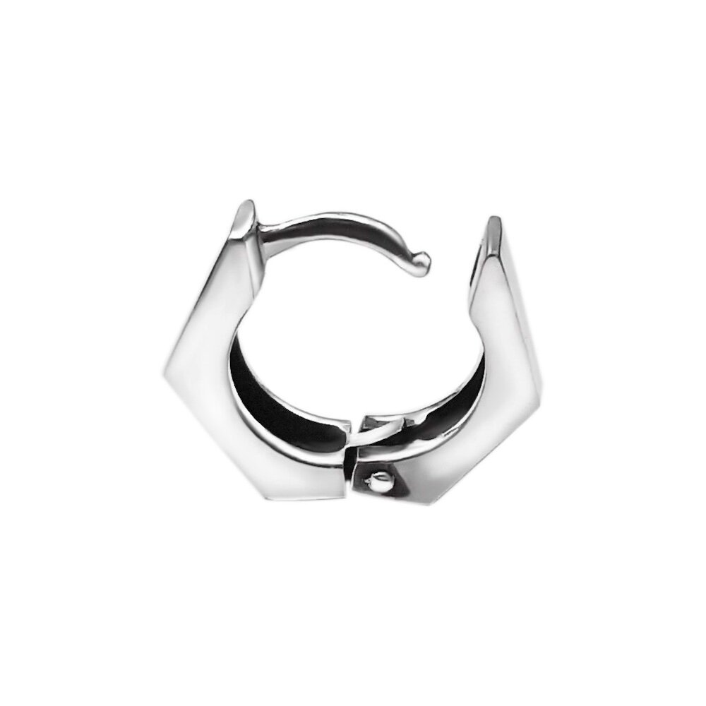 Купить Серьга из серебра "Грани" (72095)