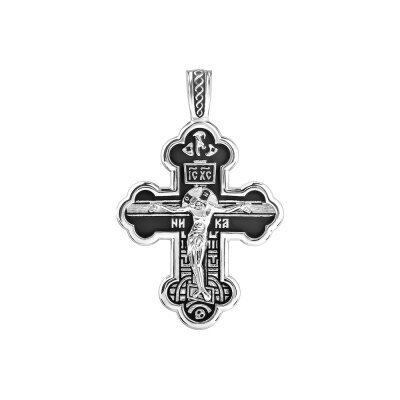 картинка Крест из серебра "Богородица" (42725) 