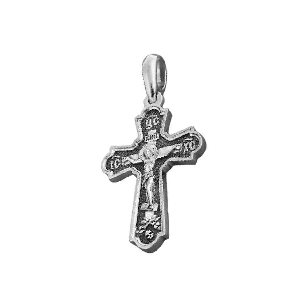 Купить Крест из серебра "Спаси и Сохрани" (42262)