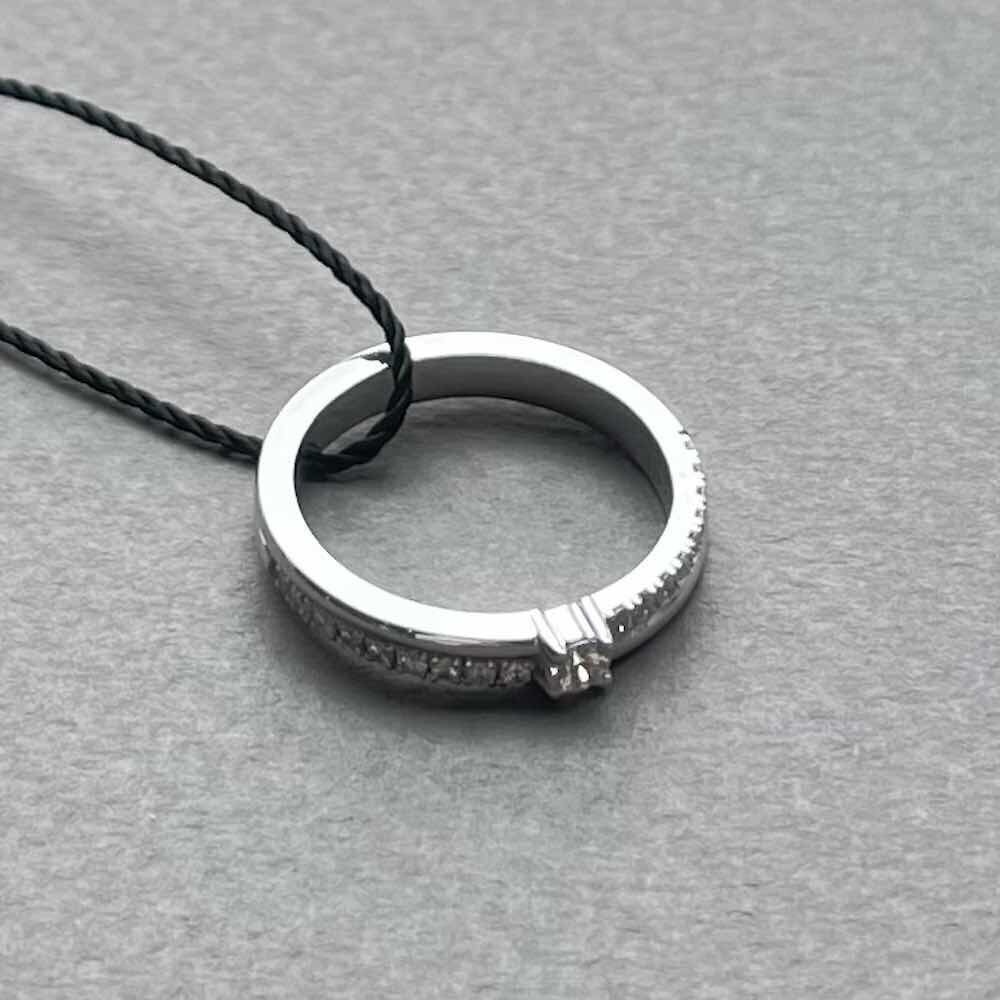 Купить Кольцо из белого золота "Спаси и Сохрани" с бриллиантами (31070)