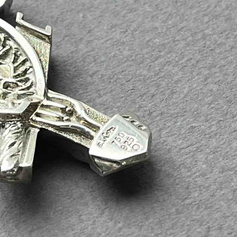 Купить Крест большой из серебра "Сердце Христа" (42452)