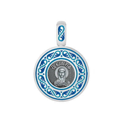 картинка Образ из серебра "Святая Мученица Валерия" (52180) 