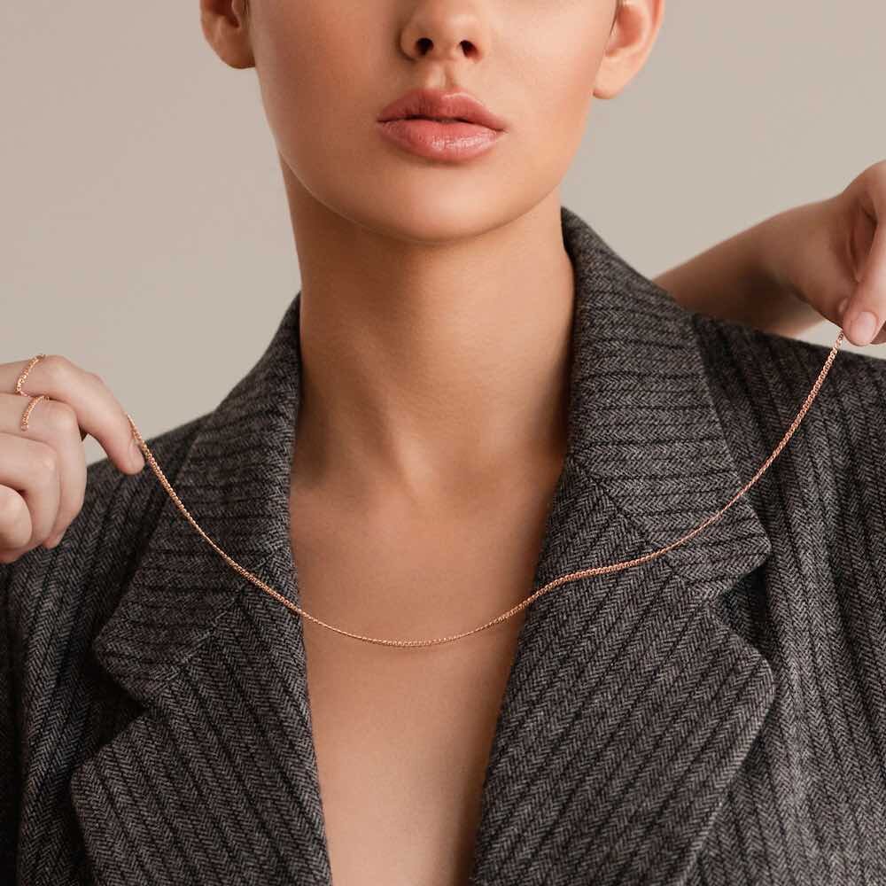 Купить Цепь из красного золота "Нонна" (91045)