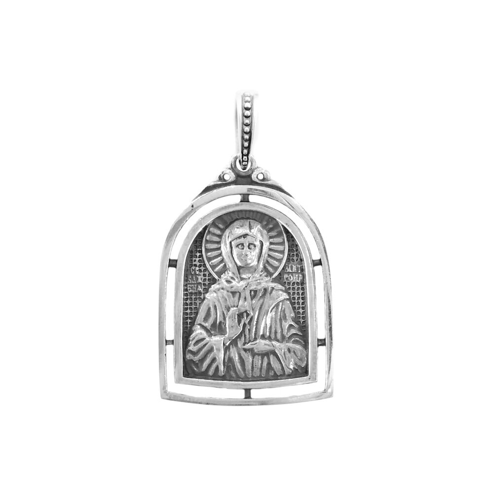 Купить Образ из серебра "Святая Матрона Московская" (52555)