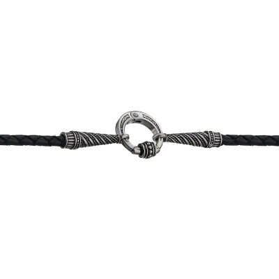 картинка Гайтан с круглым замком из серебра (92254) 