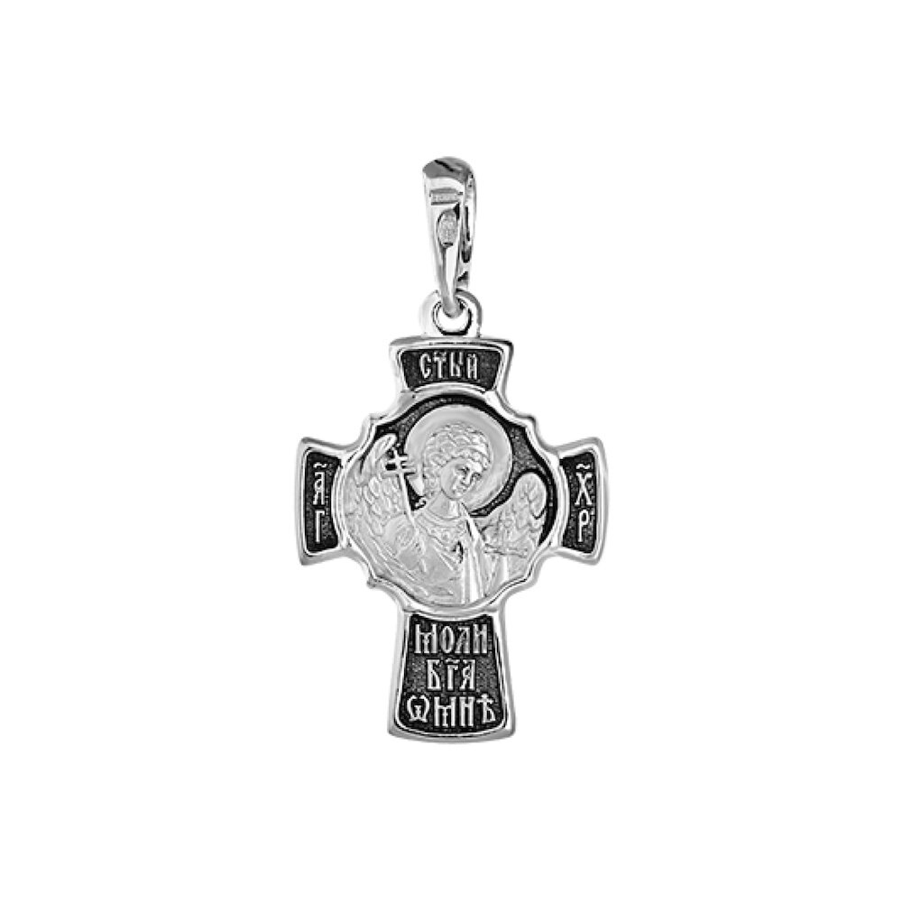 Купить Крест из серебра "Ангел Хранитель" (42023)