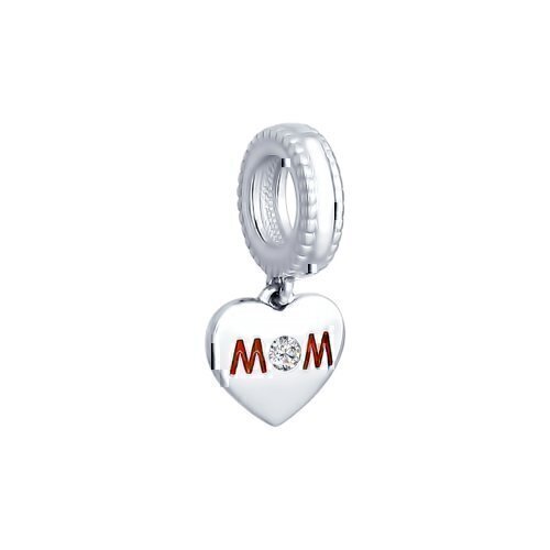 Купить Шарм из серебра "Сердце матери" (36709)