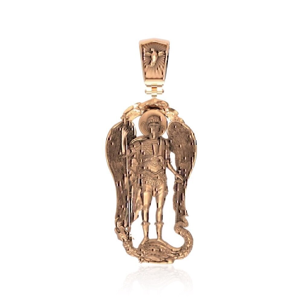 Купить Образ из красного золота "Архангел Михаил" (3106)