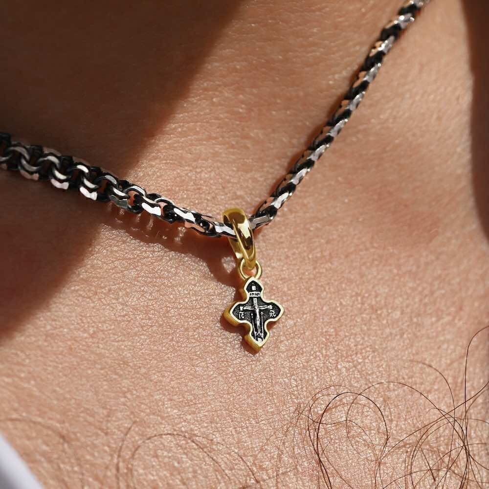 Купить Крест из серебра "Богородица" (42660)