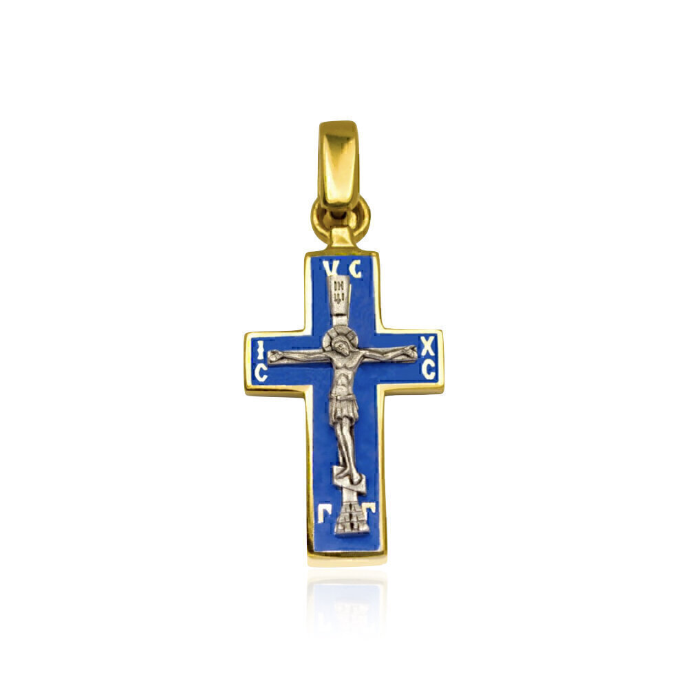 Купить Крест из серебра с эмалью (2532)