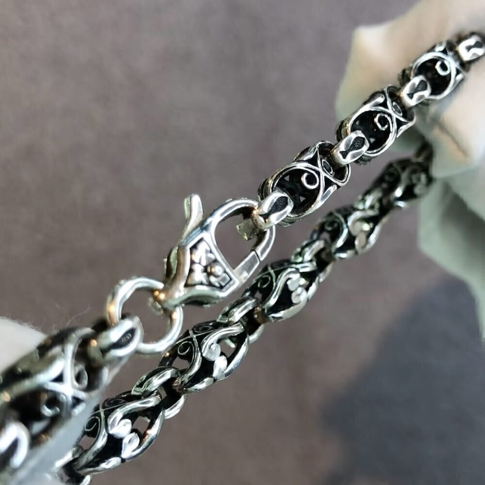 Купить Браслет литой из серебра с символом "IXTIS" (12229)