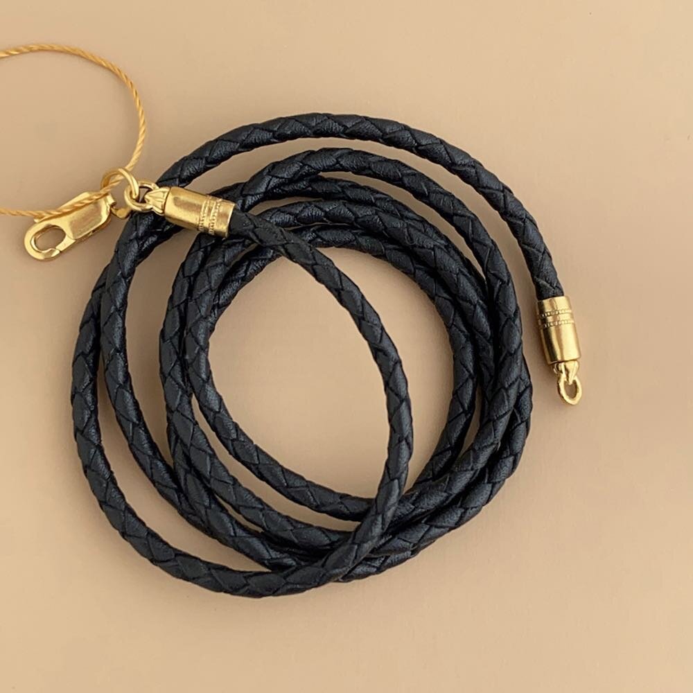 Купить Гайтан с замком из серебра (92349)