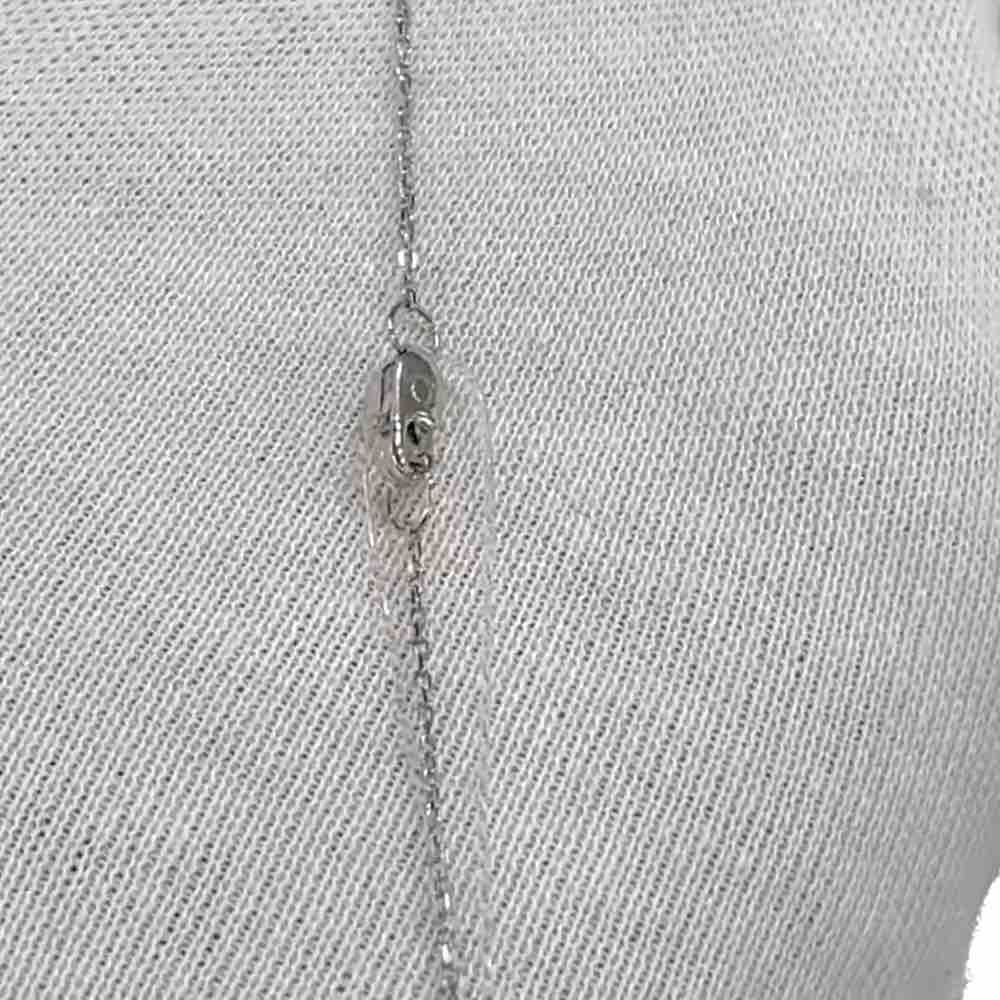 Купить Образ из белого золота "Божия Матерь Казанская" с бриллиантами на цепочке (51061)