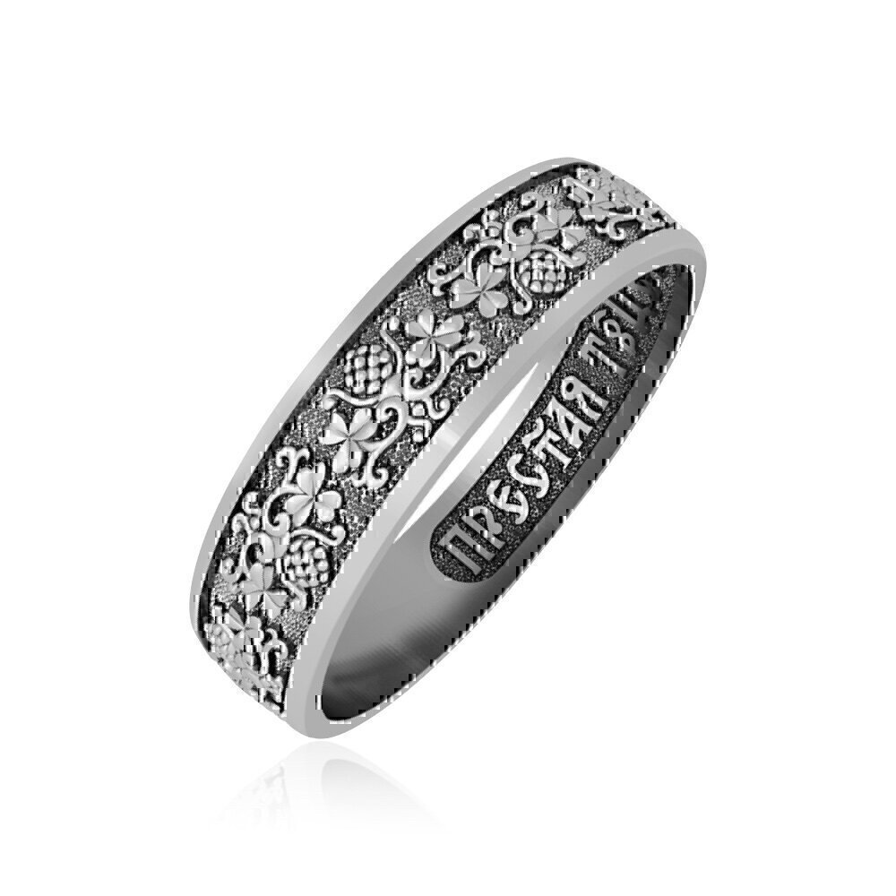 Купить Кольцо из серебра "Пресвятая Троица" (6508)