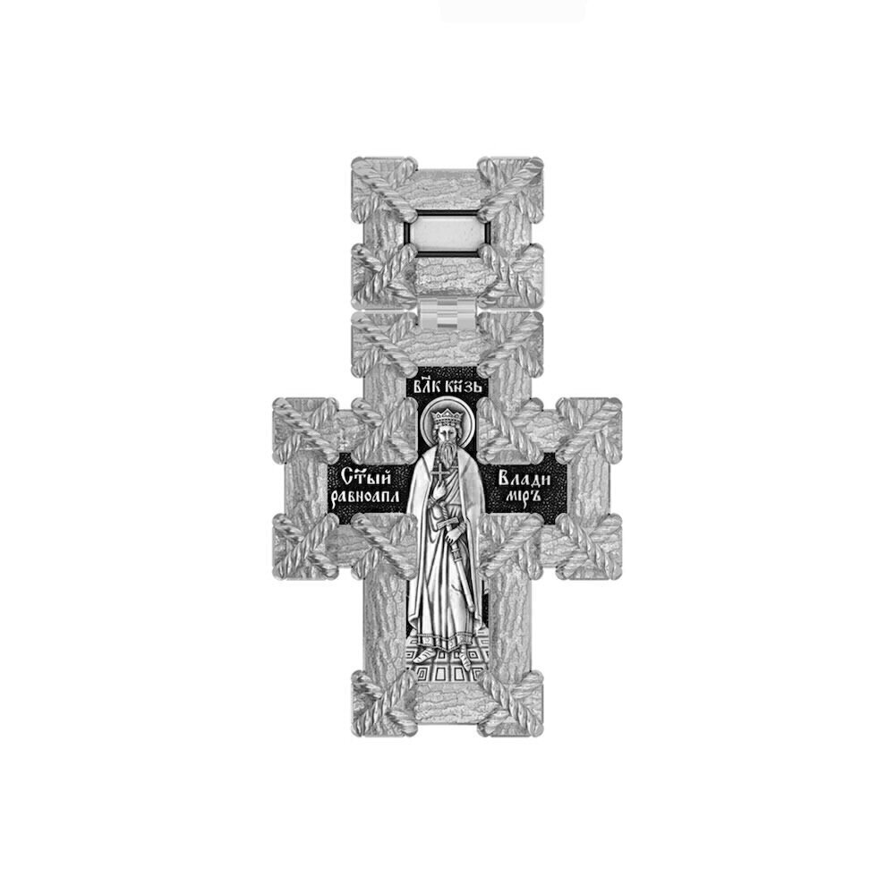 Купить Крест из серебра "Святой Князь Владимир" (42907)