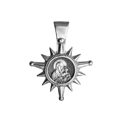 картинка Образ из серебра "Рождественская Звезда. Богородица" (52608) 