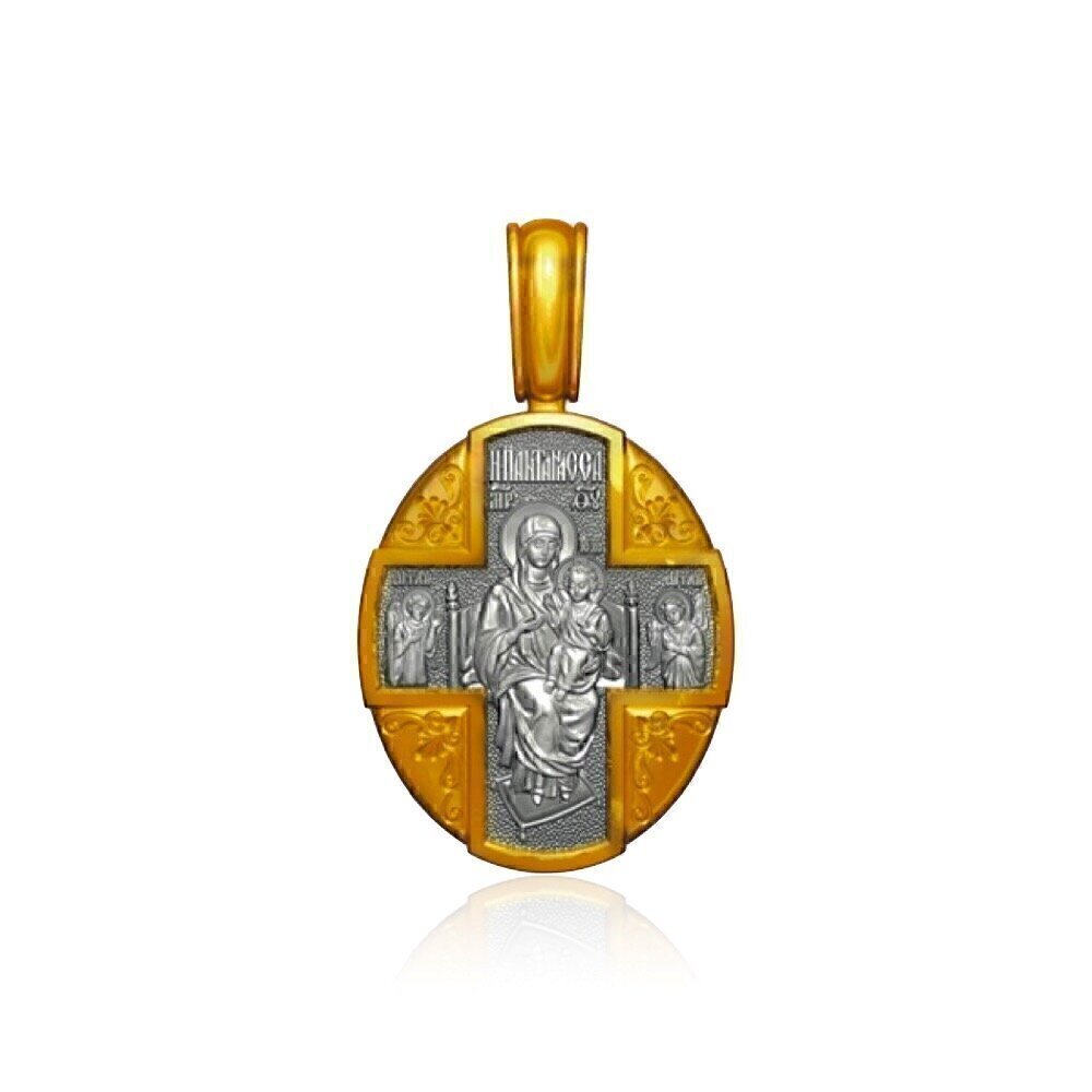 Купить Образ из серебра "Божия Матерь Всецарица" (39470)